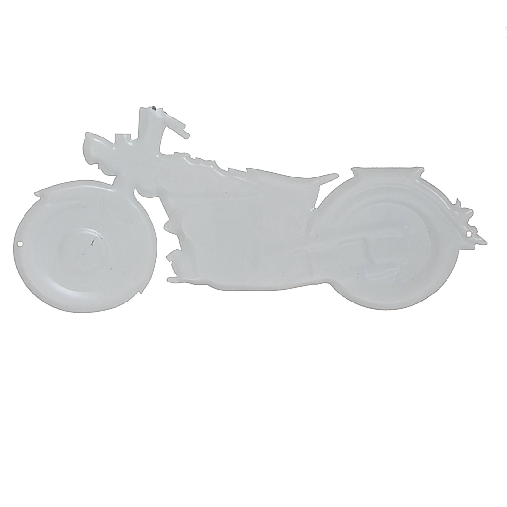 Embossed Metal Wall Sign Motorcycle, Embossed Motorcycle Metal Wall Decor, Vintage Garage Sign