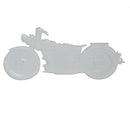 Embossed Metal Wall Sign Motorcycle