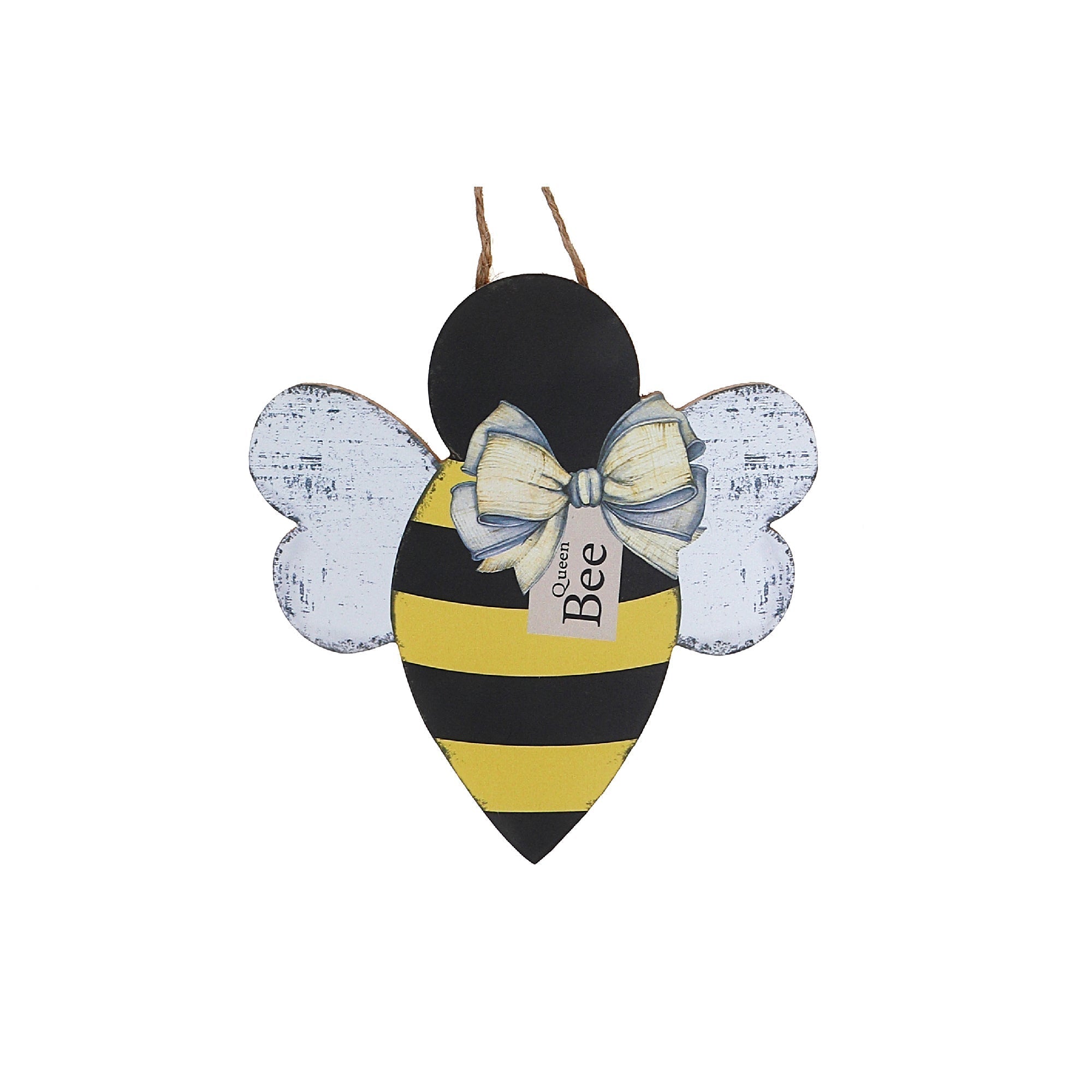 Queen Bee Wooden Wall Hanger, Rustic Wall Decor, Farmhouse Accent