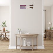 Wooden Mom Tags With Tassel Assorted Set Of 2, Rustic Wall Decor, Family Accent
