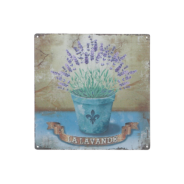 Metal Wall Sign La Lavender