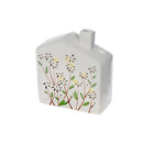 Led Ceramic Floral House With Chimney