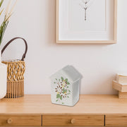LED Ceramic Floral House, Decorative Lighted Home Accent, Tabletop Ambient Lighting