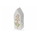 Led Ceramic Floral Tall House