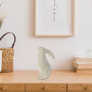 Ceramic Standing Rabbit Figurine Stone