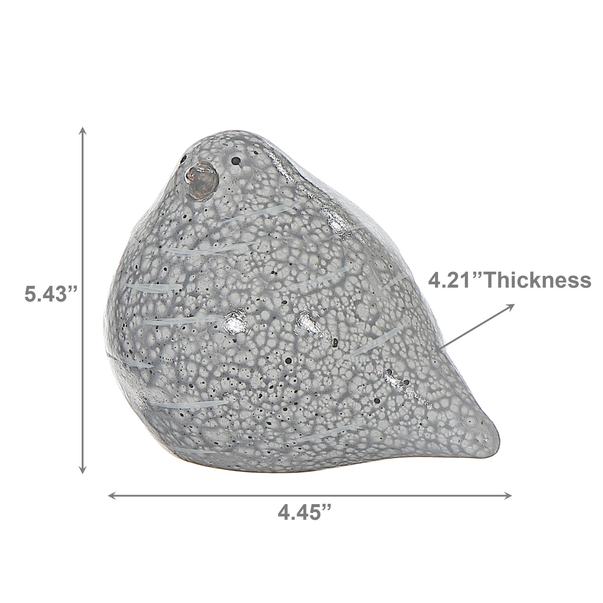 Assorted Speckled Decorative Bird Figurines