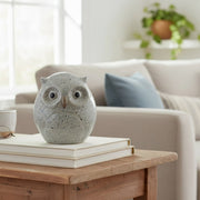 Speckled Decorative Owl Figurine Accent