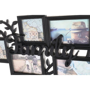 Black Family Collage Frame 6 Opening Wall Display Decorative Photo Frame