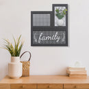 MDF Collage Frame With Faux Plants 4X6