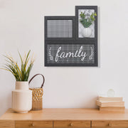 MDF Collage Frame With Faux Plants 4X6 Inch, Decorative Photo Frame Wall Decor