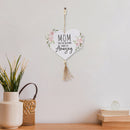 Wood Heart Shaped Hanger Moms Amazing - Set of 2