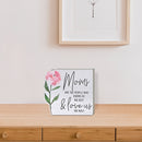 Wood Block Decor Moms Love Us