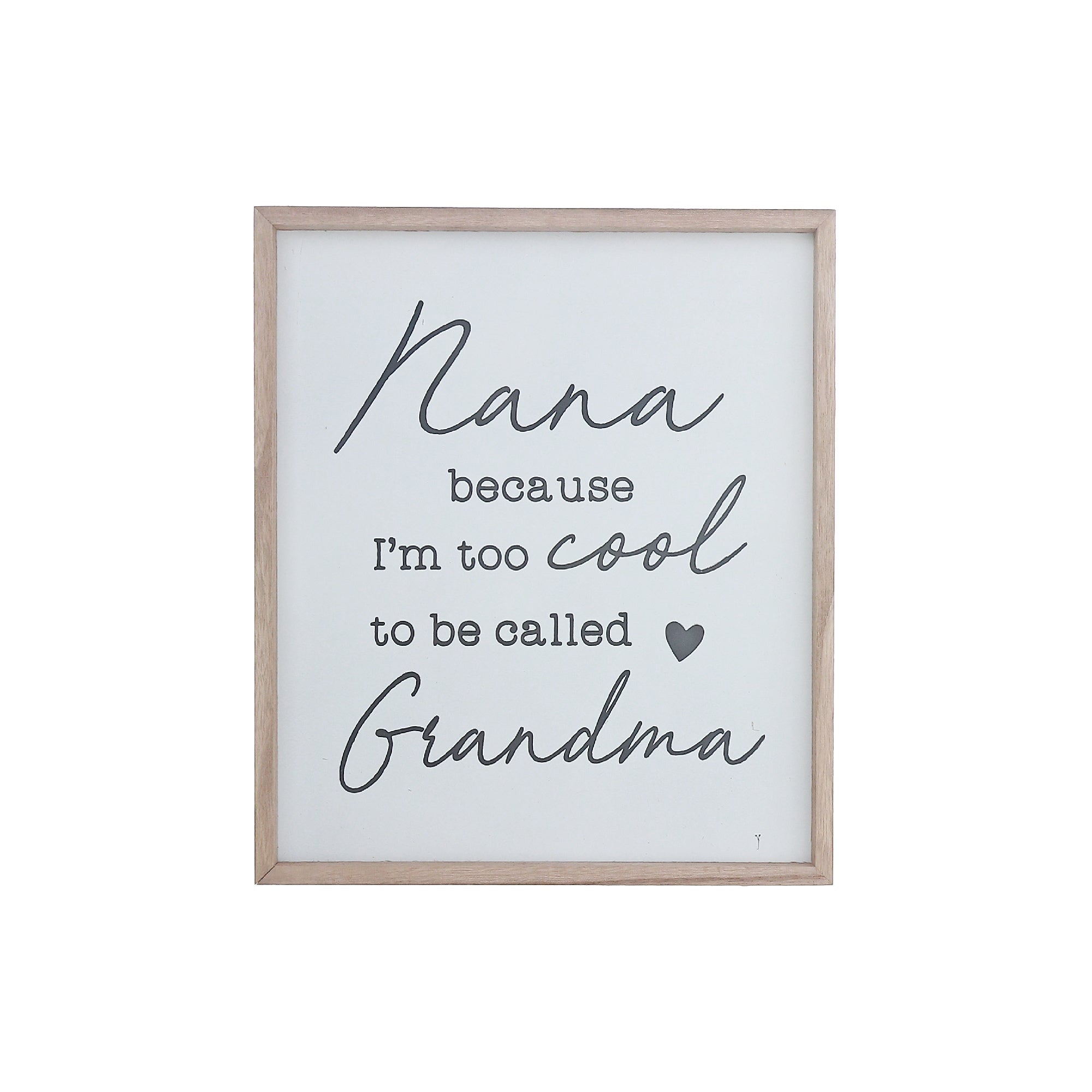 Framed Wooden Sign For Grandma, Grandmother Gift Wall Decor