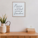 Framed Wood Sign For Grandma