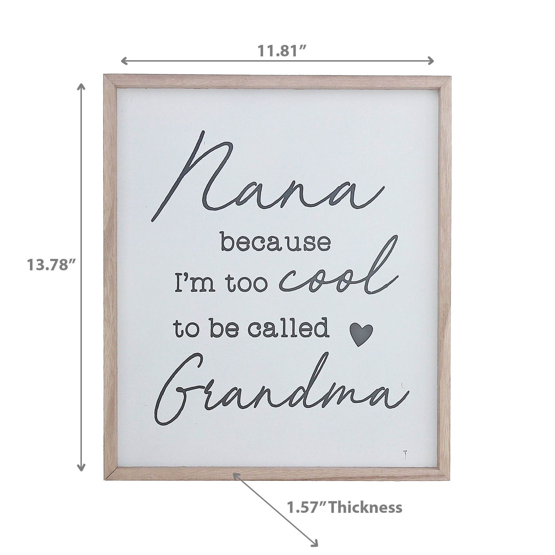 Framed Wood Sign For Grandma