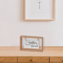 Framed Hanging Wood Sign Mother Forever My Friend