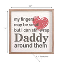 Framed Wooden Sign For Dad