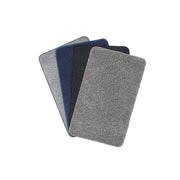 Nature Solid Tufted Floor Mat Assorted 18x30 Inch Set Of 4, Soft Indoor Floor Rug