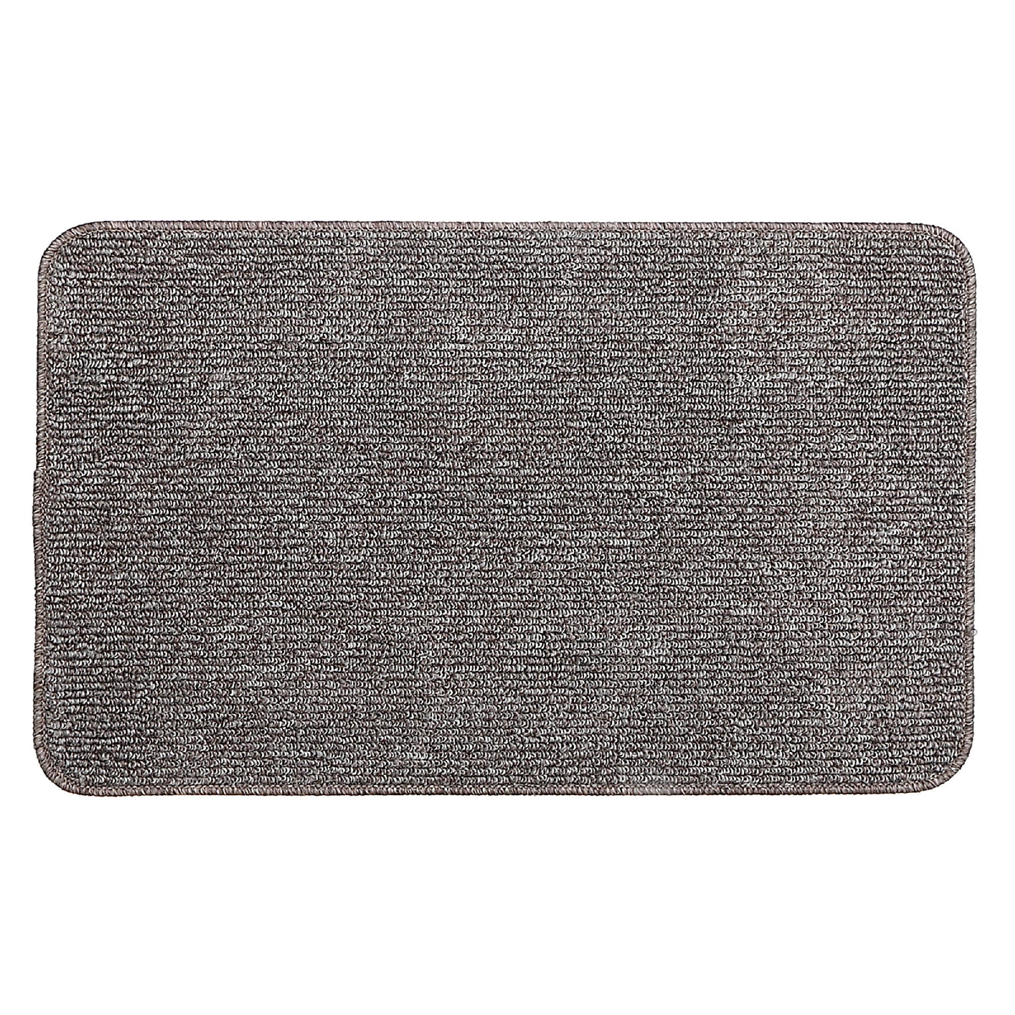 Nature Solid Tufted Floor Mat Assorted 18x30 Inch Set Of 4, Soft Indoor Floor Rug