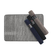 Nature Solid Tufted Floor Mat Assorted 2x3 Feet Set Of 4, Soft Indoor Area Rug