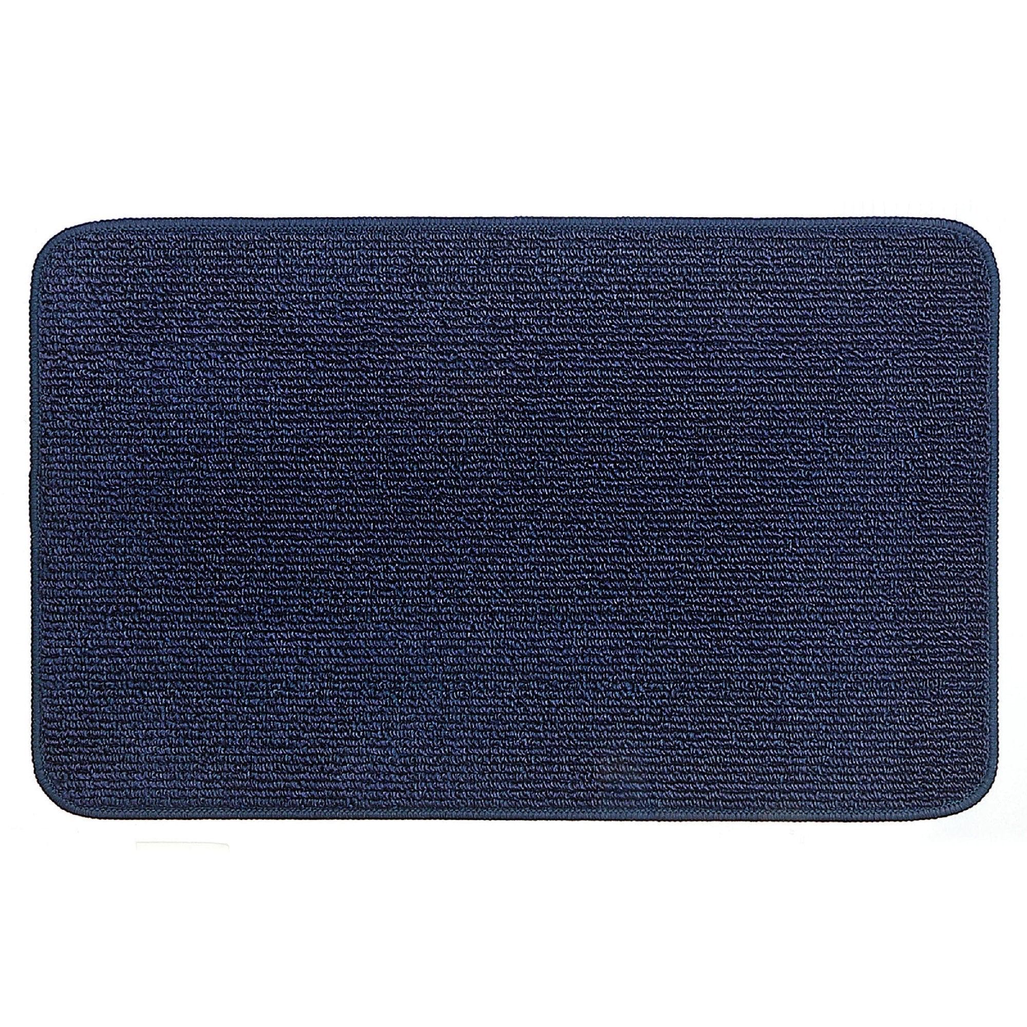 Nature Solid Tufted Floor Mat Assorted 2x3 Feet Set Of 4, Soft Indoor Area Rug