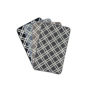 Diamond Tufted Floor Mat Assorted 18x30 Inch Set Of 4, Soft Indoor Floor Rug