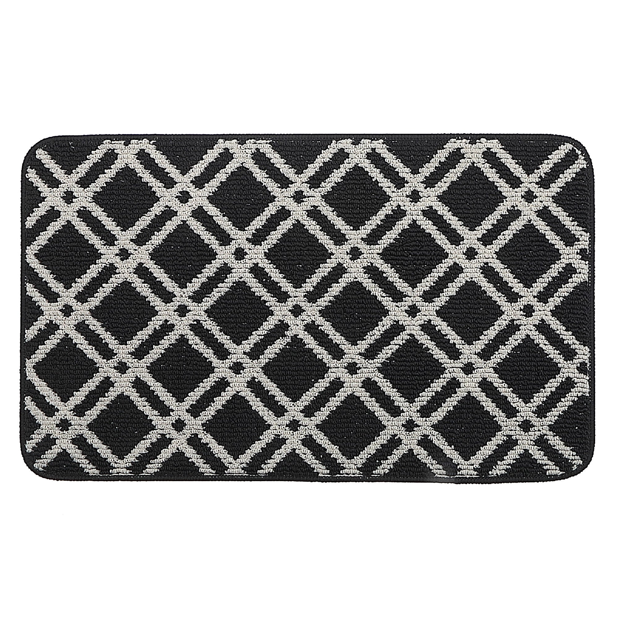 Diamond Tufted Floor Mat Assorted 2x5 Feet Set Of 4, Soft Indoor Area Rug, Home Decor