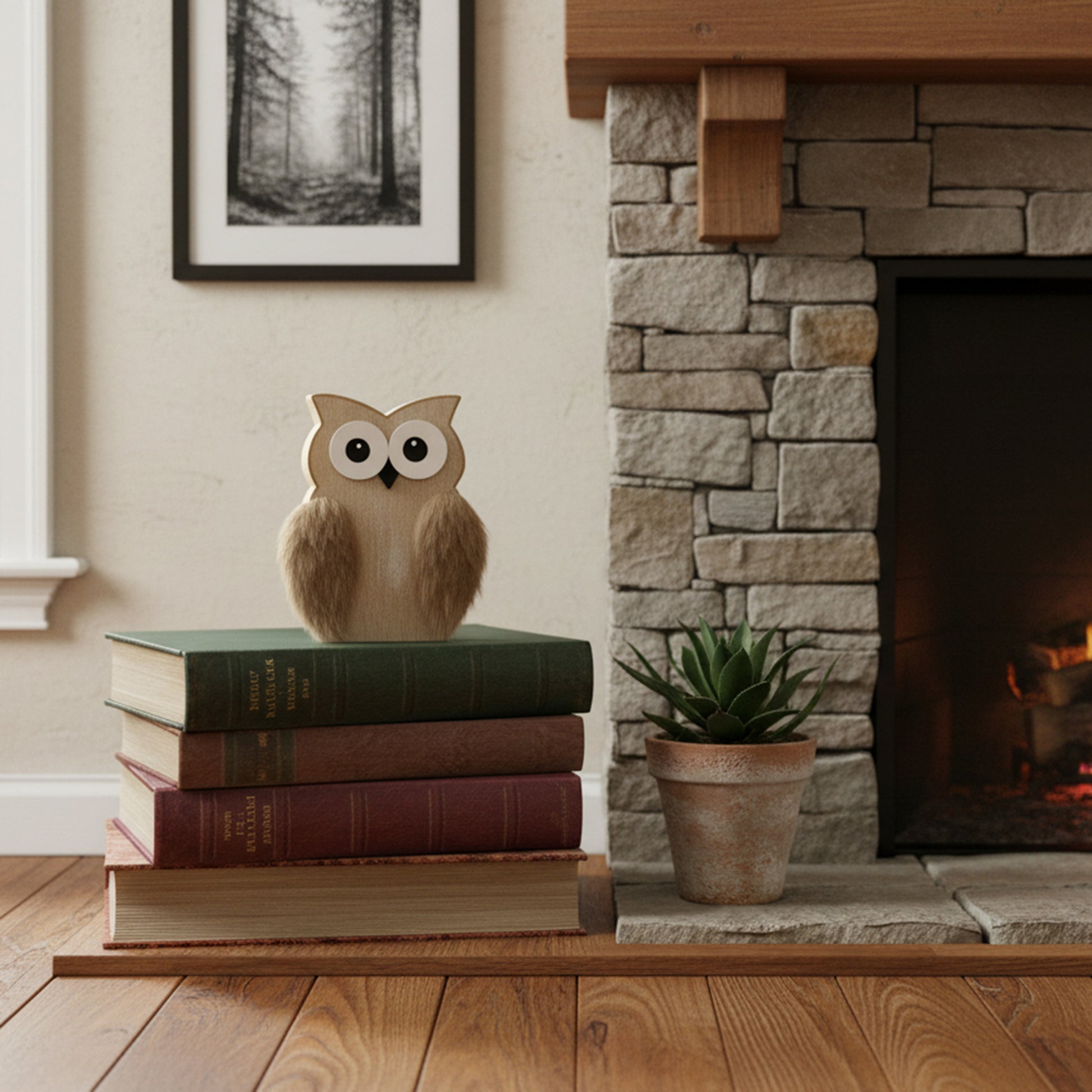 Sit-A-Bout Decorative Owl Figurine - Set of 2