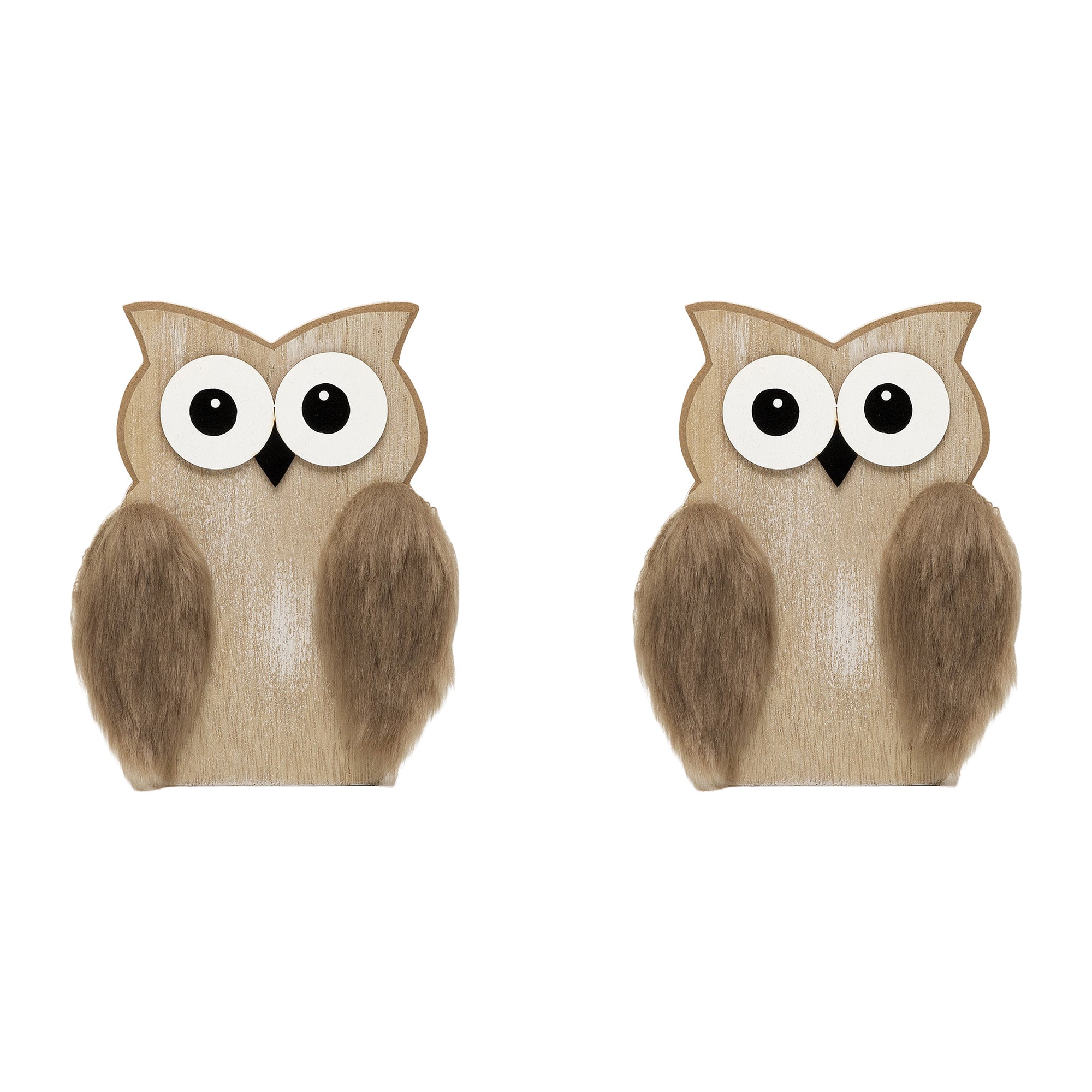 Sit-A-Bout Decorative Owl Figurine - Set of 2
