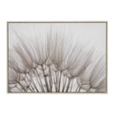 Framed Canvas Wall Art Fluffy Dandelion Flower