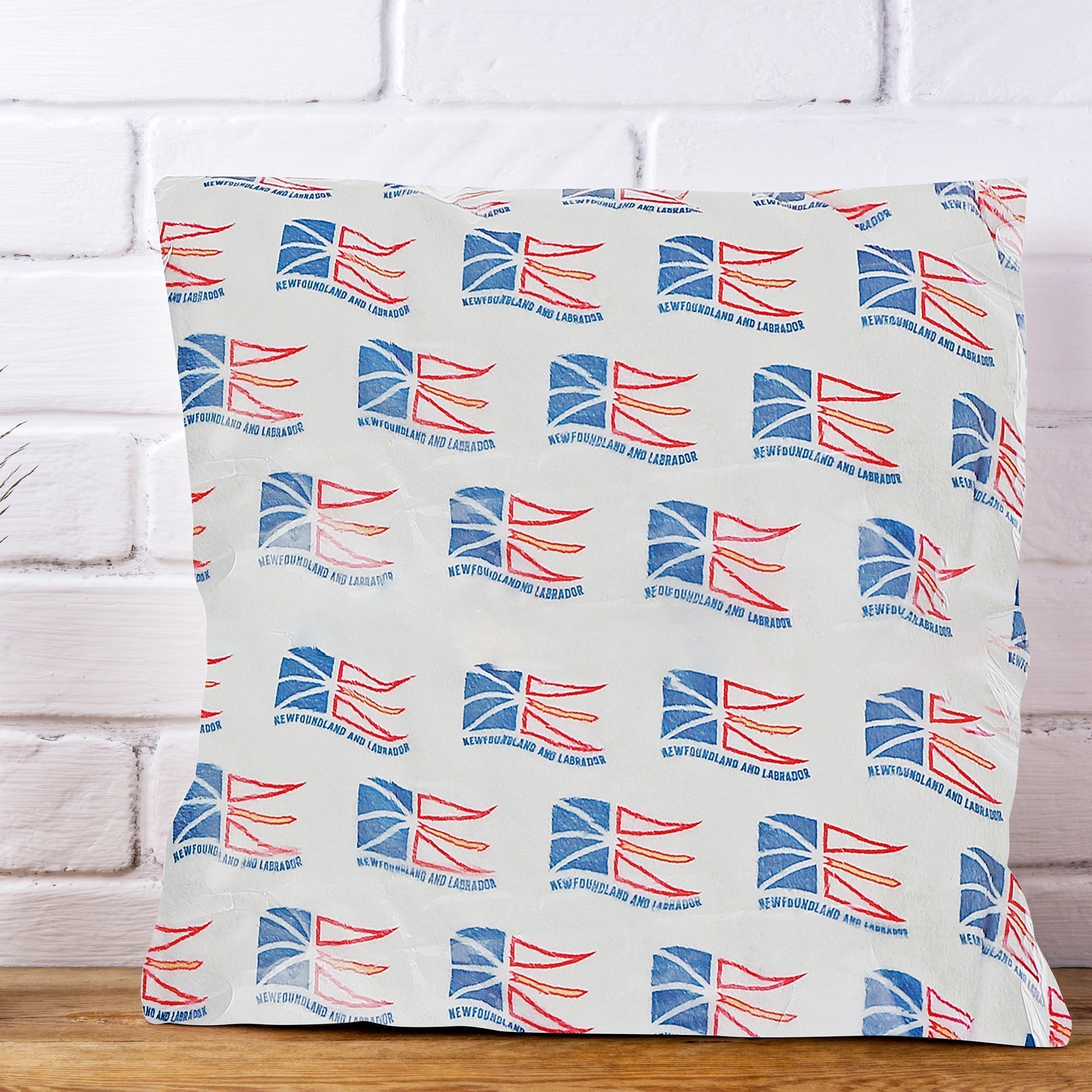 Microfiber Throw Newfoundland Waving Flag, Newfoundland Flag Microfiber Throw Blanket, Patriotic Sofa Blanket, Soft Cozy Couch Throw