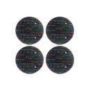 4 Pc Round Ceramic Coasters Colorful Sayings