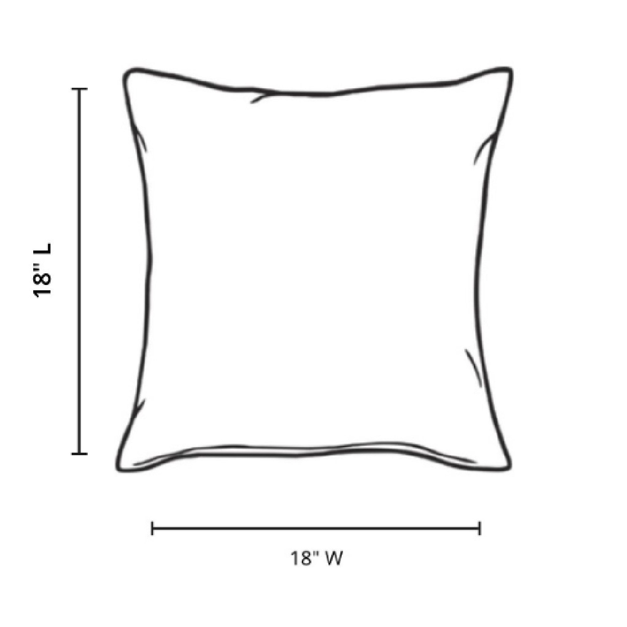 Velvet Cushion Snowman Design 18 X 18 - Set of 2 Decorative Holiday Throw Pillows