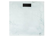 Digital Glass Body Scale (Square - White Marble)