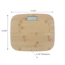 Bathroom Body Scale With Bamboo Top
