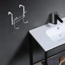 Chrome Wire Over The Door 4 Hooks - Set of 2