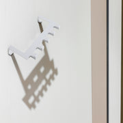 White Powder Coated Over-the-Door 5-Hook Rack – Home Organization, Wall Storage