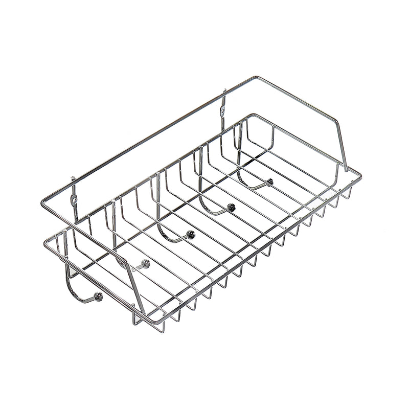 Bath Rack On The Wall With 5 Hooks
