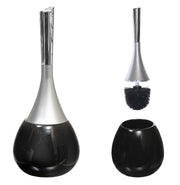 Black Dolomite Toilet Brush And Holder Bathroom Accessory