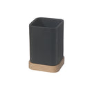 Polyresin Tumbler With Rubber Wood