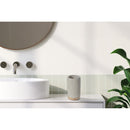 Polyresin Tumbler With Bamboo Base.