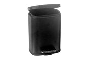 5L Black Step Bin with Soft-Close Lid – Small Kitchen Trash Can, Bathroom & Home Organization