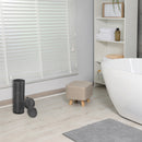 Metal Toilet Brush Holder Black