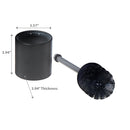 Stainless Steel Toilet Brush Holder Black