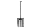 Silver Stainless Steel Toilet Brush Holder – Bathroom Cleaning Accessory