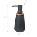 Polyresin Soap Dispenser With Wood