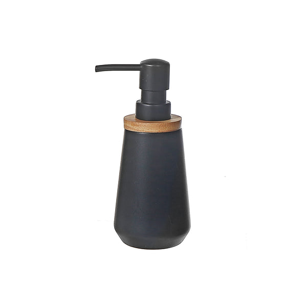 Polyresin Soap Dispenser With Wood