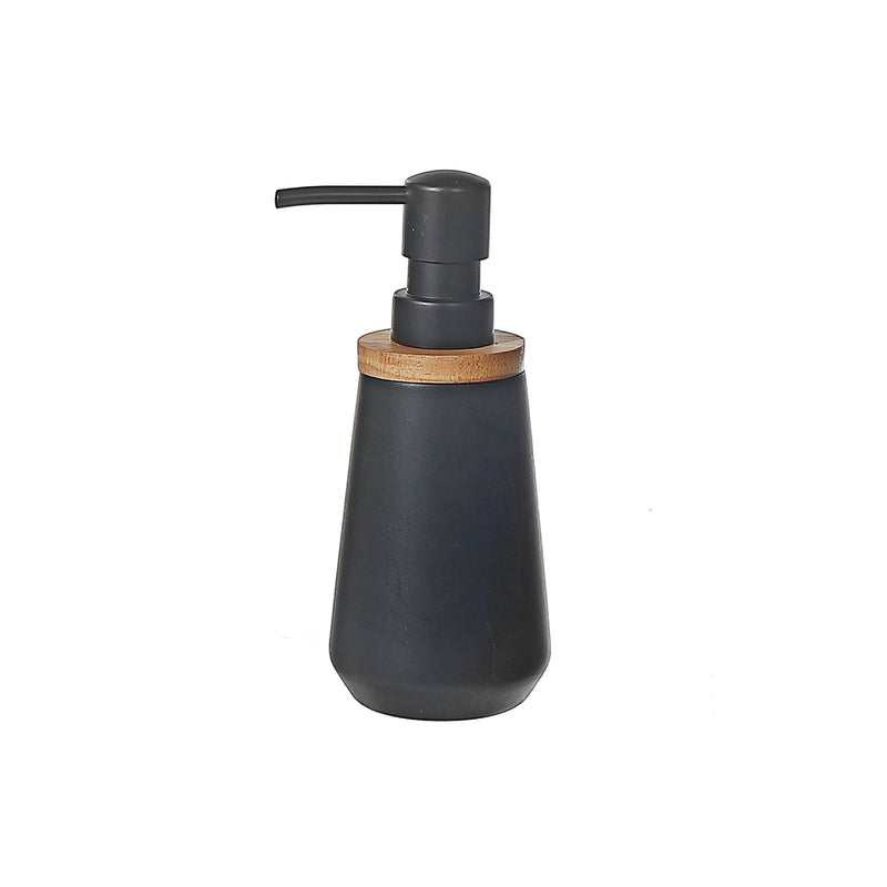 Polyresin Soap Dispenser With Wood