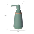 Polyresin Soap Dispenser With Wood