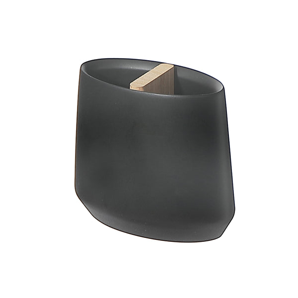 Polyresin Toothbrush Holder With Wood